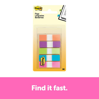 Post-it® Flags 683-5CB2, .47 In X 1.7 In (11,9 mm X 43,2 mm)