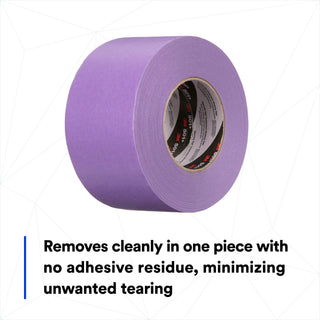 3M Specialty High Temperature Masking Tape 501+, Purple, 72 mm x 55m, 6.0 mil