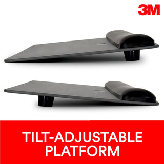 3M Gel Wristrest Platform For Keyboard and Mouse With Precise BatterySaving