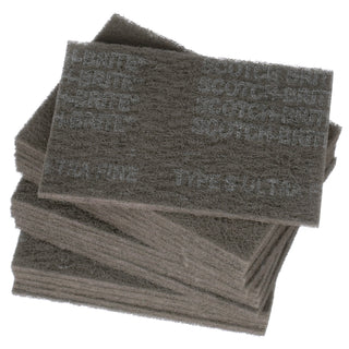 Scotch-Brite Hand Pad 7448, HP-HP, SiC Ultra Fine, Gray, 6 in x 9 in