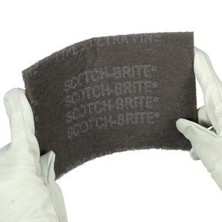 Scotch-Brite Hand Pad 7448, HP-HP, SiC Ultra Fine, Gray, 6 in x 9 in