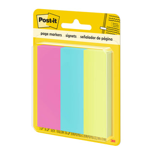 Post-it® Page Markers 5223, 7/8 in x 2-7/8 in (22,2 mm x 73 mm)