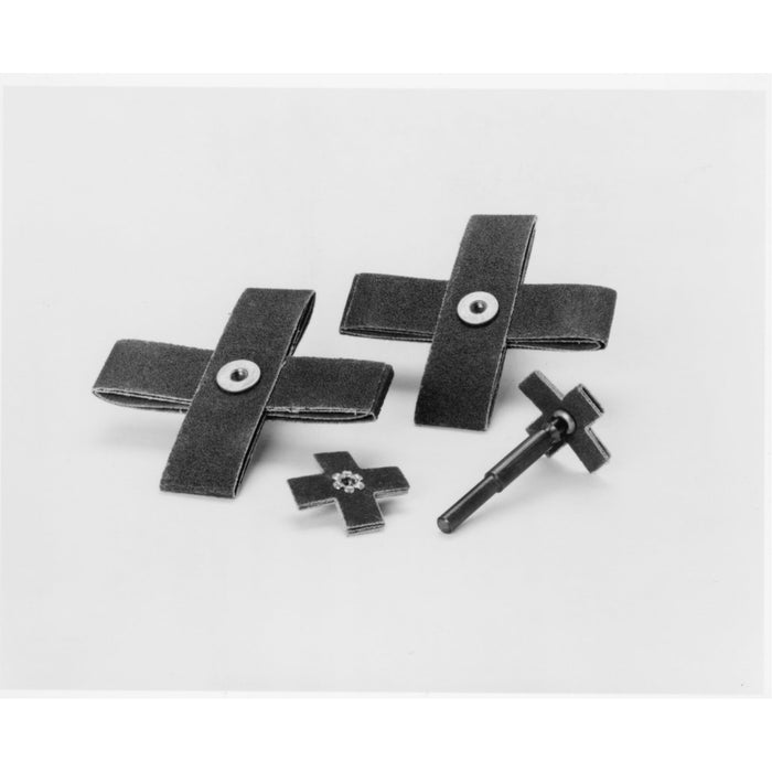 Standard Abrasives A/O Cross Pad 702172, 8 PLY, 2 in x 2 in x 3/4 in,8-32, 100