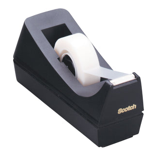 Scotch® Desktop Tape Dispenser C-38, Black