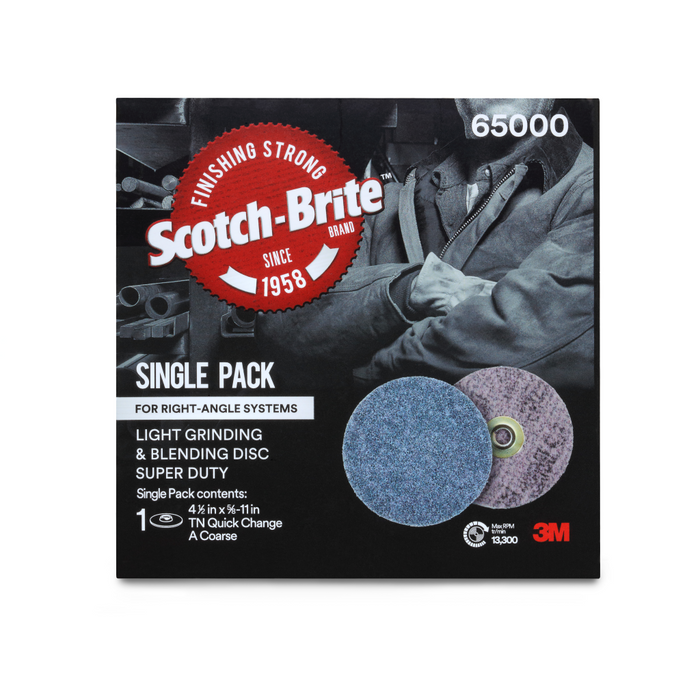 Scotch-Brite Light Grinding and Blending TN Quick Change Disc, 65000,
GB-DN