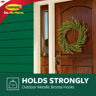 Command Outdoor Metallic Bronze Hook 17083BZ-AWES