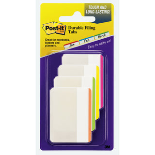 Post-it® Durable Tabs 686F-1BB, 2 in. x 1.5 in. (50.8 mm x 38 mm) Beige,Green