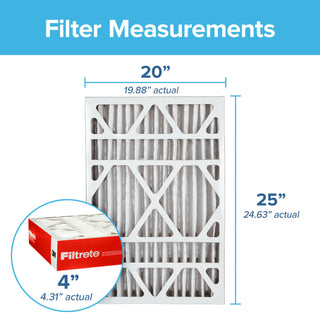 Filtrete Allergen Reduction Deep Pleat Filter’ NADP03-4IN-4