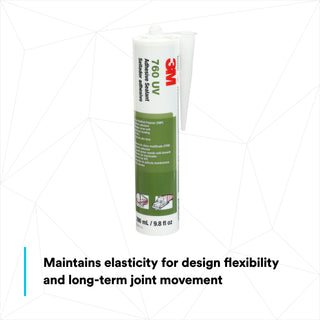 3M Adhesive Sealant 760 UV, Gray, 290 mL Cartridge