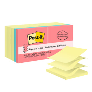 Post-it® Pop-up Notes R330-14-4B, 3 in x 3 in (76 mm x 76 mm)