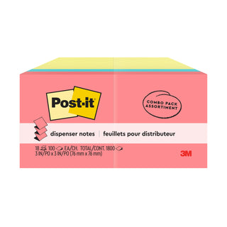 Post-it® Pop-up Notes R330-14-4B, 3 in x 3 in (76 mm x 76 mm)