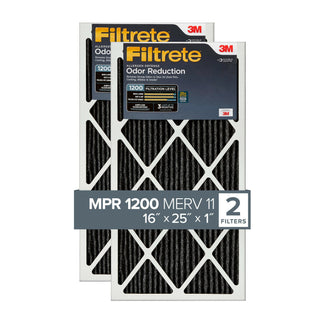 Filtrete Allergen Defense Odor Reduction Filter AOR01-2P-6E-NA, MPR1200