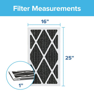 Filtrete Allergen Defense Odor Reduction Filter AOR01-2P-6E-NA, MPR1200