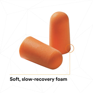 3M Foam Earplugs 1100, Uncorded