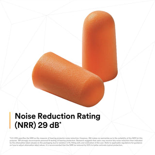 3M Foam Earplugs 1100, Uncorded