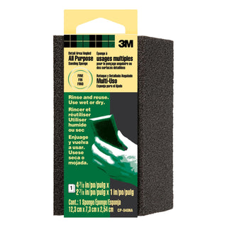 3M General Purpose Sanding Sponge CP040-12-CC, Single Angle