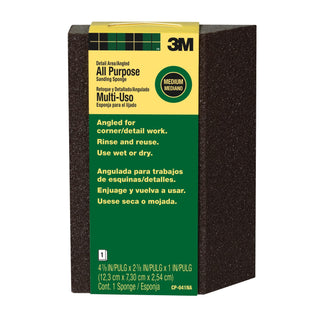 3M General Purpose Sanding Sponge CP041-12-CC, Single Angle