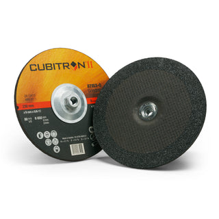 3M Cubitron II Depressed Center Grinding Wheel, 87153, T27 QuickChange