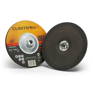 3M Cubitron II Depressed Center Grinding Wheel, 64319, T27 QuickChange