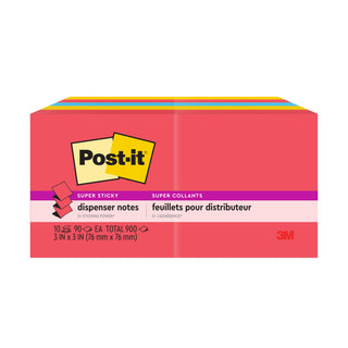 Post-it® Super Sticky Dispenser Pop-up Notes R330-10SSAN, 3 in x 3 in