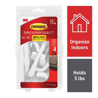 Command Large Utility Hook Mega Pack 17003-MPES