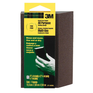 3M General Purpose Sanding Sponge CP-040NA,Single Angle