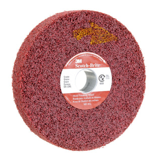 Scotch-Brite Metal Finishing Wheel, MF-WL, 6A Coarse, 6 in x 1 in x 1
in