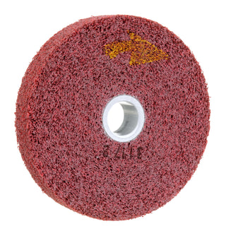 Scotch-Brite Metal Finishing Wheel, MF-WL, 6A Coarse, 6 in x 1 in x 1
in