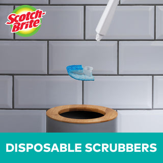 Scotch-Brite® Disposable Toilet Scrubber Cleaning System, 558-SK-4, 4/1