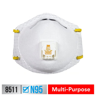 3M Sanding and Fiberglass Valved Respirator 8511H2-DC-PS, 2 ea/pk