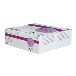 3M Hookit Purple Finishing Film Abrasive Disc 260L, 30668, 6 in,P1200