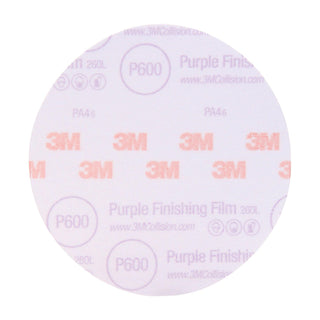 3M Hookit Purple Finishing Film Abrasive Disc 260L, 30671, 6 in, P600