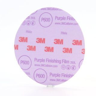 3M Hookit Purple Finishing Film Abrasive Disc 260L, 30671, 6 in, P600