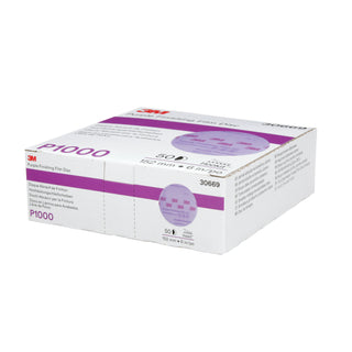 3M Hookit Purple Finishing Film Abrasive Disc 260L, 30669, 6 in,P1000