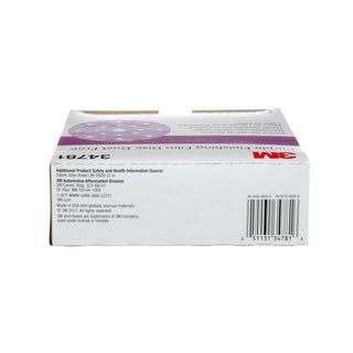 3M Hookit Purple Finishing Film Abrasive Disc 260L, 34781, 6 in, Dust
Free, P800