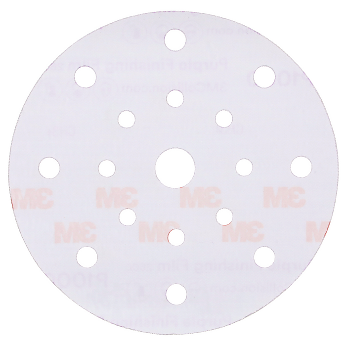 3M Hookit Purple Finishing Film Abrasive Disc 260L, 34782, 6 in, Dust
Free