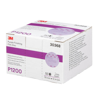 3M Hookit Purple Finishing Film Abrasive Disc 260L, 30368, 3 in,
P1200