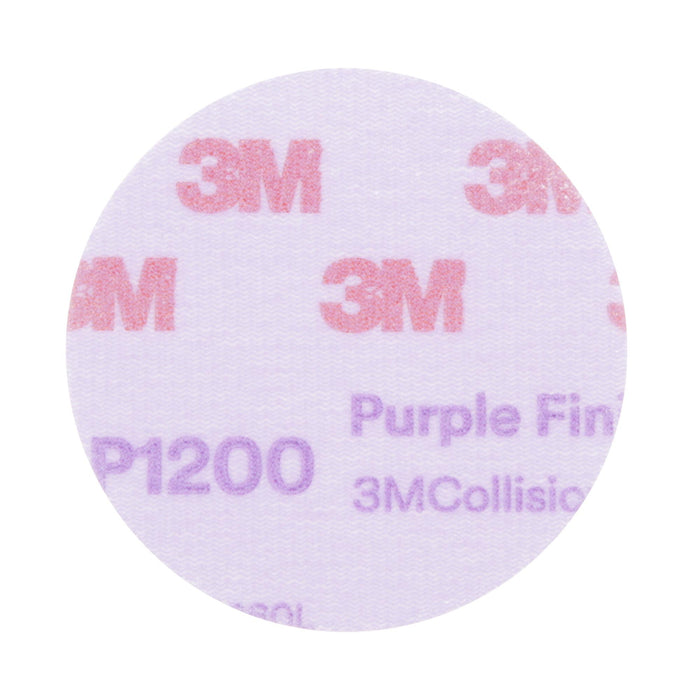 3M Hookit Purple Finishing Film Abrasive Disc 260L, 30368, 3 in,
P1200