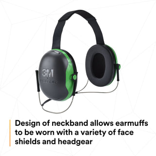 3M PELTOR X1 Earmuffs X1B, Behind-the-Head