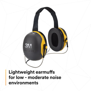 3M PELTOR X2 Earmuffs X2B, Behind-the-Head