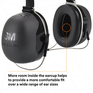 3M PELTOR X5 Earmuffs X5B, Behind-the-Head