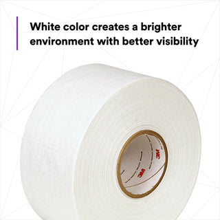 3M Dirt Trap Protection Material, 36849, White, 4 in x 300 ft, 6 percase