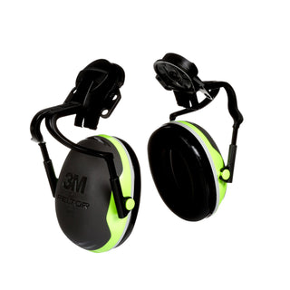 3M PELTOR X4 Earmuffs X4P51E, Hard Hat Attached