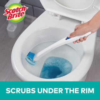 Scotch-Brite® Disposable Toilet Scrubber Cleaning System, 558-SK-4NP