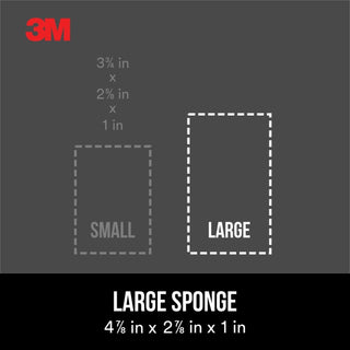 3M Drywall Sanding Sponge 9095DC-NA-4PK, Dual Grit Block