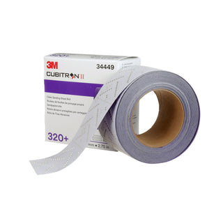 3M Cubitron II Hookit Clean Sanding Sheet Roll 34449, 320+ Grade, 70
mm x 12 m