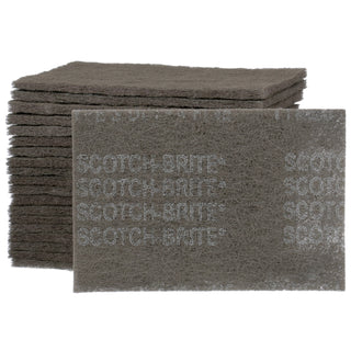 Scotch-Brite Hand Pad 7448B, HP-HP, SiC Ultra Fine, Gray, 6 in x 9 in