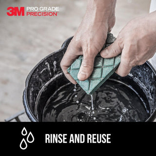 3M Pro Grade Precision Drywall Dust Channeling Sanding Sponge Fine