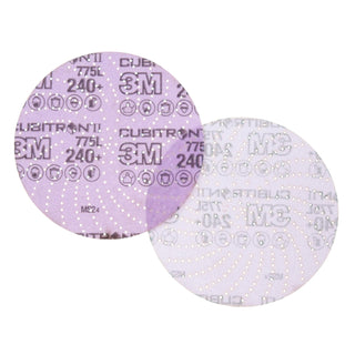 3M Xtract Cubitron II Film Disc 775L, 240+, 6 in, Die 600LG,
50/Carton