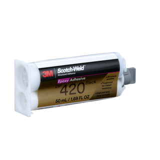 3M Scotch-Weld Epoxy Adhesive DP420, Black, 50 mL Duo-Pak